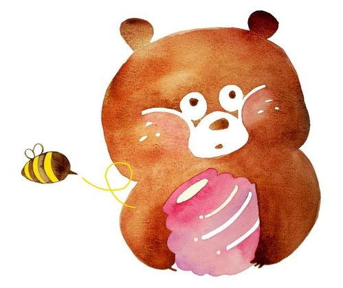 小熊小鸡吃瓜壁纸,温馨壁纸传递夏日清凉